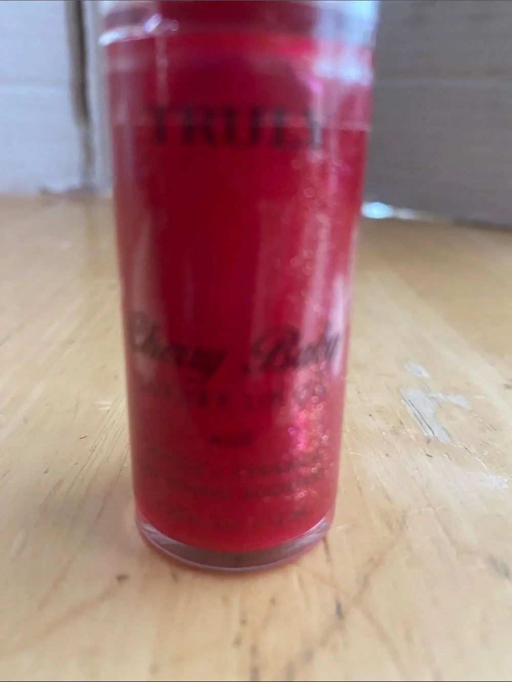 Truly Cherry Baby Luxury Lip Oil - Red. Sealed NIP peptide & ceramide NWT